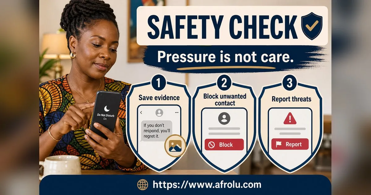 How Often Should You Text When Dating? Build a Rhythm, Not a Quota for Parents Returning To Dating: Safety-first in Weekend-First Dating: Afrolu safety checklist