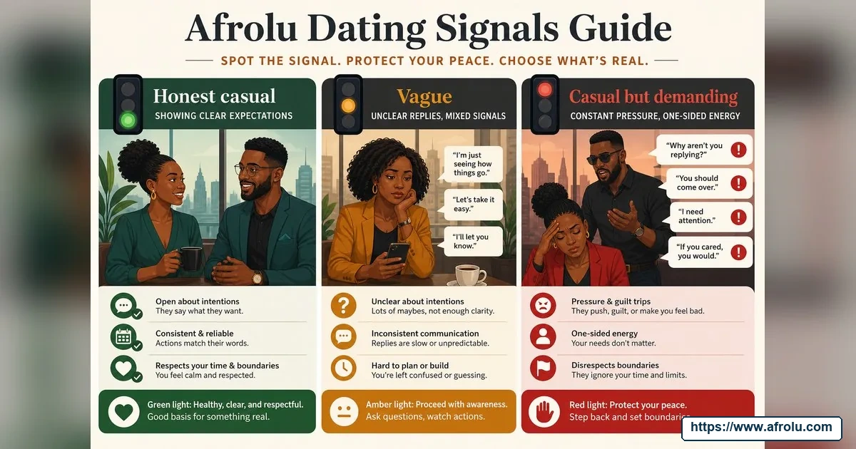 How Often Should You Text When Dating? Build a Rhythm, Not a Quota for Professionals: Clarity-first in Casual-But-Honest Dating: Afrolu signal checklist