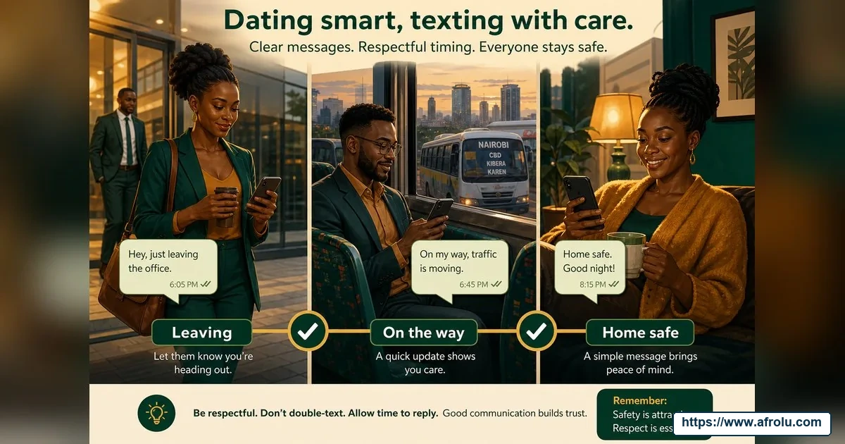 How Often Should You Text When Dating? Build a Rhythm, Not a Quota for Professionals: Safety-first in City Life: Afrolu real-life scene