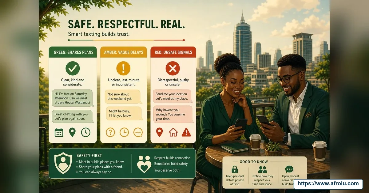 How Often Should You Text When Dating? Build a Rhythm, Not a Quota for Professionals: Safety-first in City Life: Afrolu signal checklist