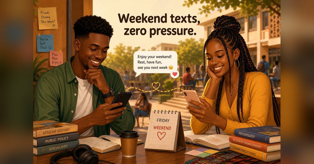 How Often Should You Text When Dating? Build a Rhythm, Not a Quota for Students: Low-pressure in Weekend-First Dating: Afrolu overview illustration