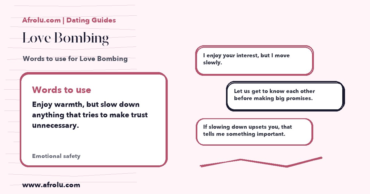 Hand-drawn conversation cards for Love Bombing