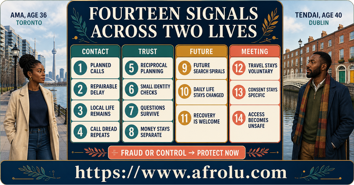 Fourteen serious diaspora long-distance dating signals covering contact verification future planning travel and recovery
