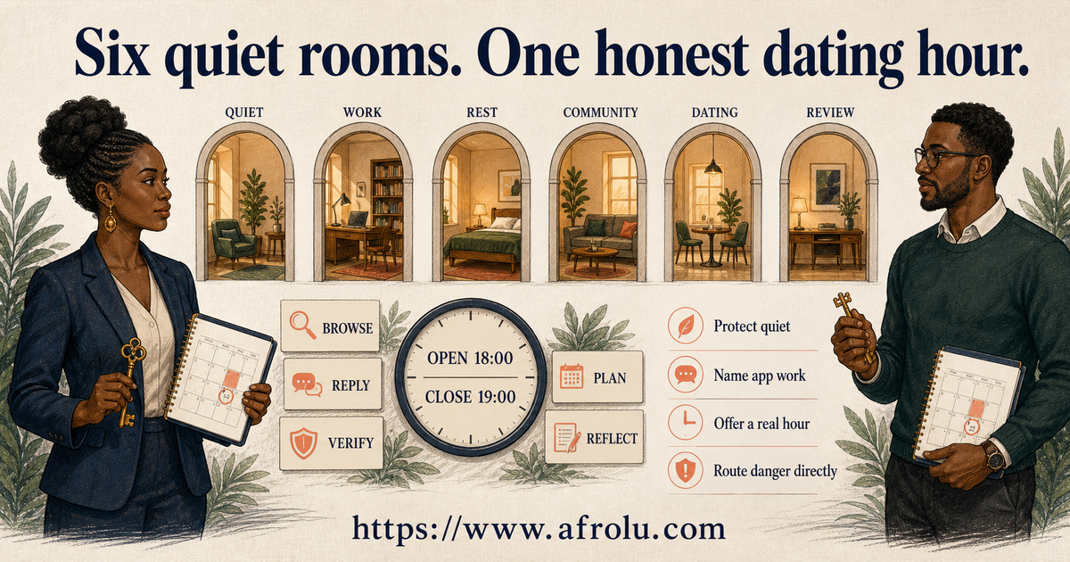 Salma and Elias protecting six quiet rooms for faith career rest community dating and review