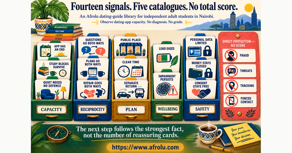Fourteen catalogue signals for adult-student dating capacity reciprocity plans wellbeing and safety in Nairobi