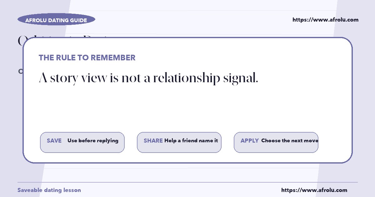 How to make a clear decision after reading about orbiting in dating