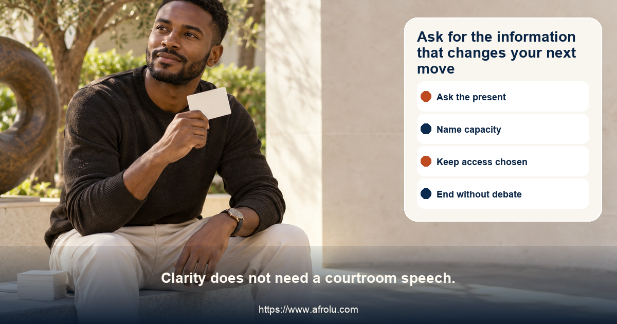 Adult dating conversation card visual offers twelve complete situationship lines for expectations, capacity, privacy, consent, money, returns, and endings