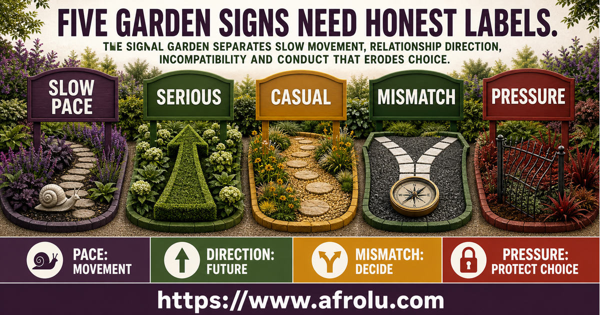 Slow dating garden board separating deliberate pace serious direction casual direction mismatch and pressure for adult parents