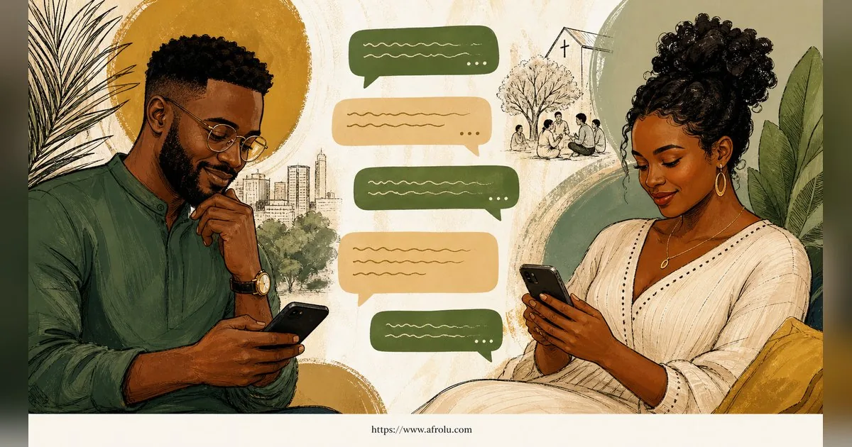 Texting After a First Date: Close the Loop, Open One Door for Faith-Led Daters: Safety-first in Weekend-First Dating: Afrolu conversation example