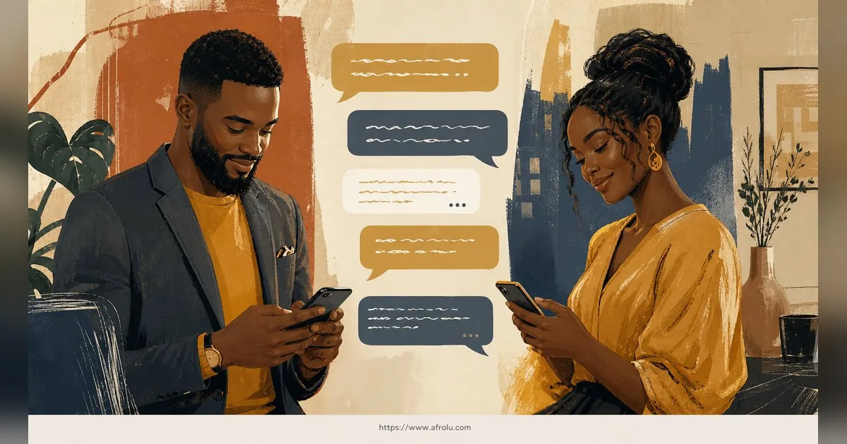 Texting After a First Date: Close the Loop, Open One Door for Faith-Led Daters: Intent-first in Career-Heavy Seasons: Afrolu conversation example