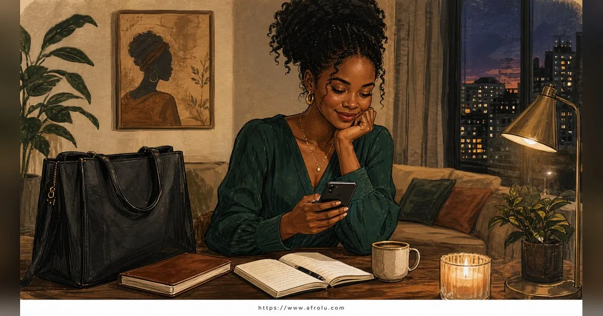Texting After a First Date: Close the Loop, Open One Door for Faith-Led Daters: Intent-first in Career-Heavy Seasons: Afrolu real-life scene