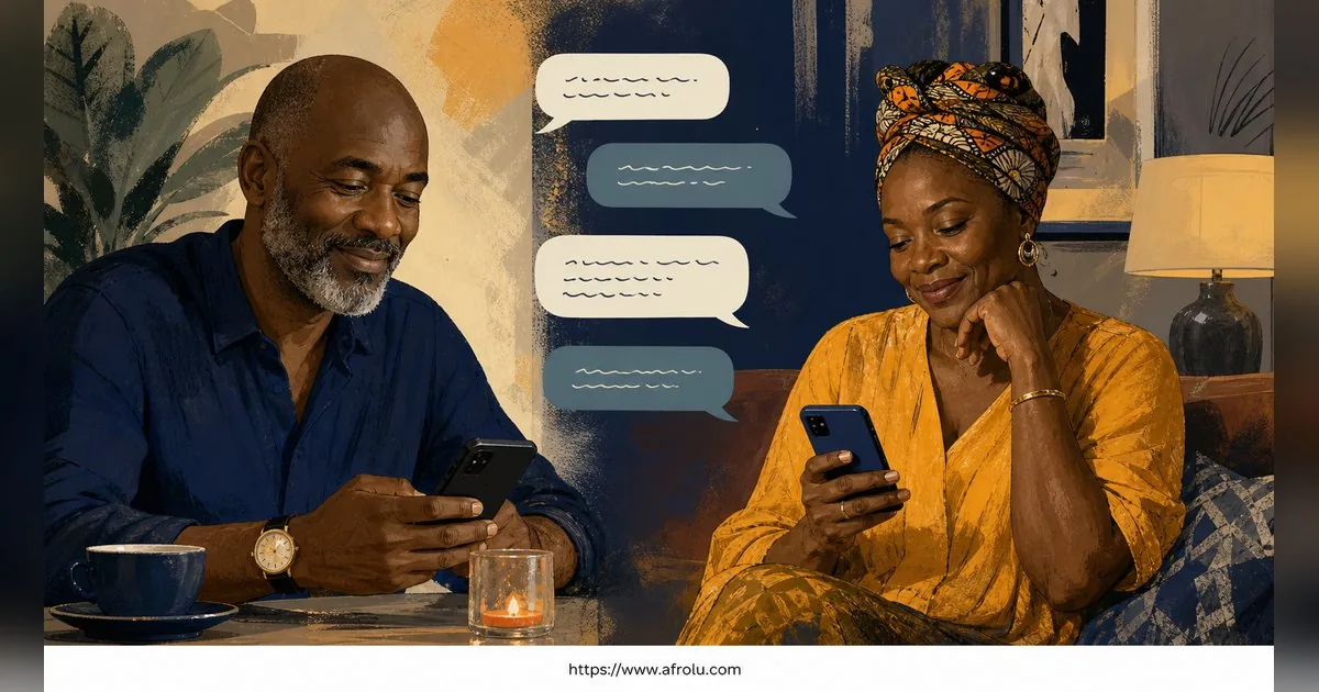 Texting After a First Date: Close the Loop, Open One Door for Late Entrants: Safety-first in Casual-But-Honest Dating: Afrolu conversation example