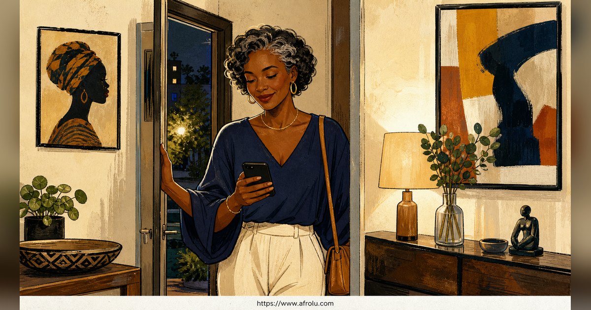 Texting After a First Date: Close the Loop, Open One Door for Late Entrants: Safety-first in Casual-But-Honest Dating: Afrolu overview illustration