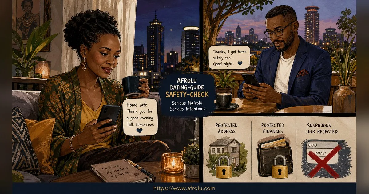 Texting After a First Date: Close the Loop, Open One Door for Late Entrants: Intent-first in City Life: Afrolu safety checklist