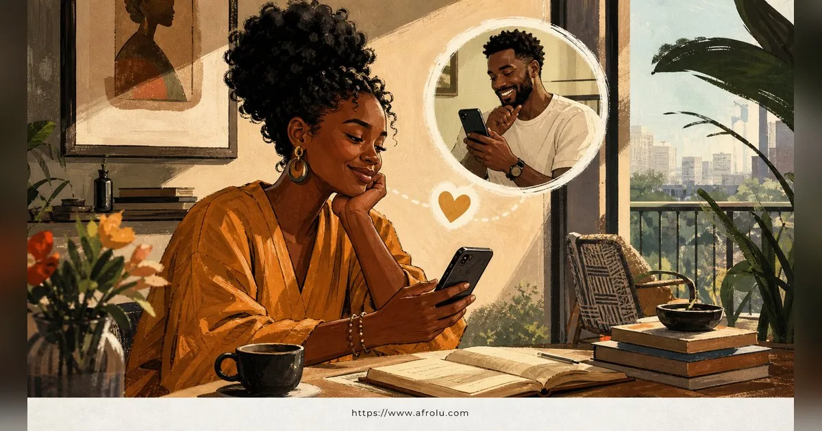 Texting After a First Date: Close the Loop, Open One Door for New Relationship Starters: Clarity-first in Weekend-First Dating: Afrolu real-life scene