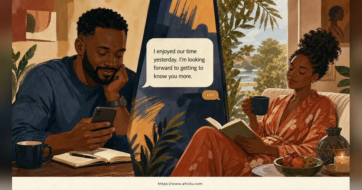 Texting After a First Date: Close the Loop, Open One Door for New Relationship Starters: Clarity-first in Weekend-First Dating: Afrolu practical takeaway