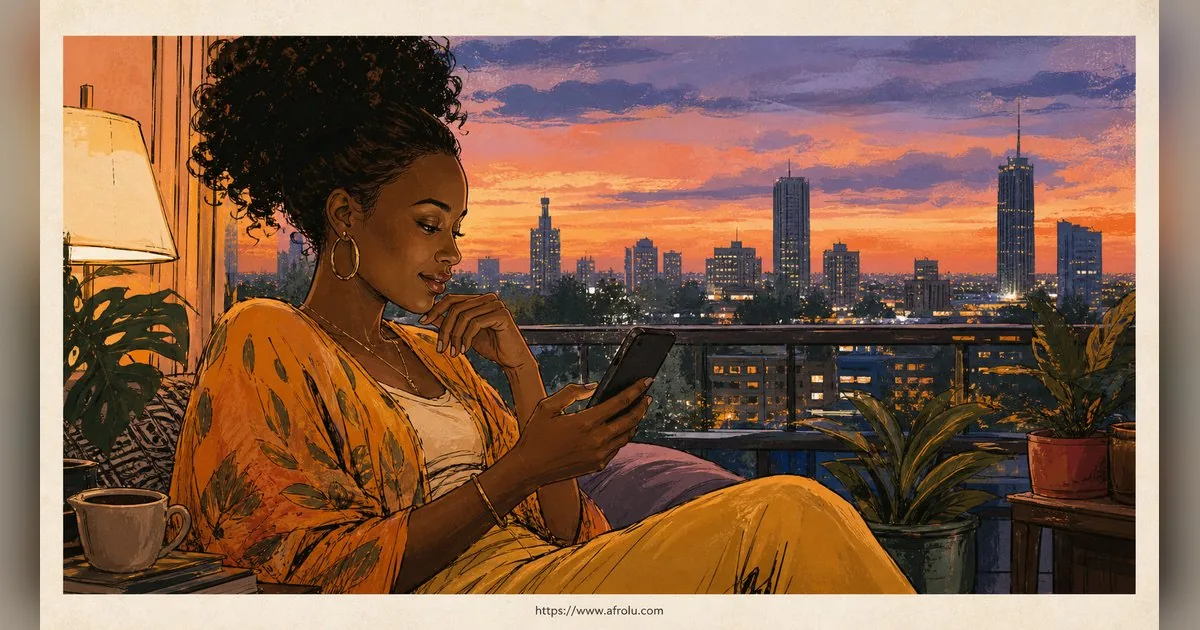 Texting After a First Date: Close the Loop, Open One Door for New Relationship Starters: Low-pressure in City Life: Afrolu real-life scene