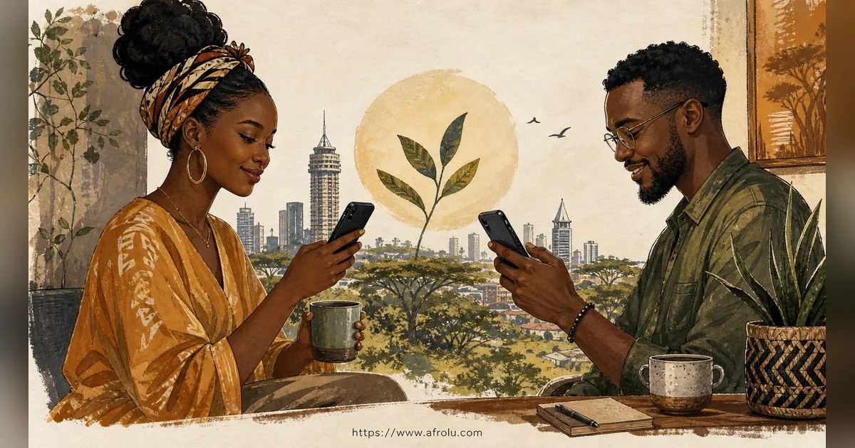 Texting After a First Date: Close the Loop, Open One Door for New Relationship Starters: Low-pressure in City Life: Afrolu shareable reminder