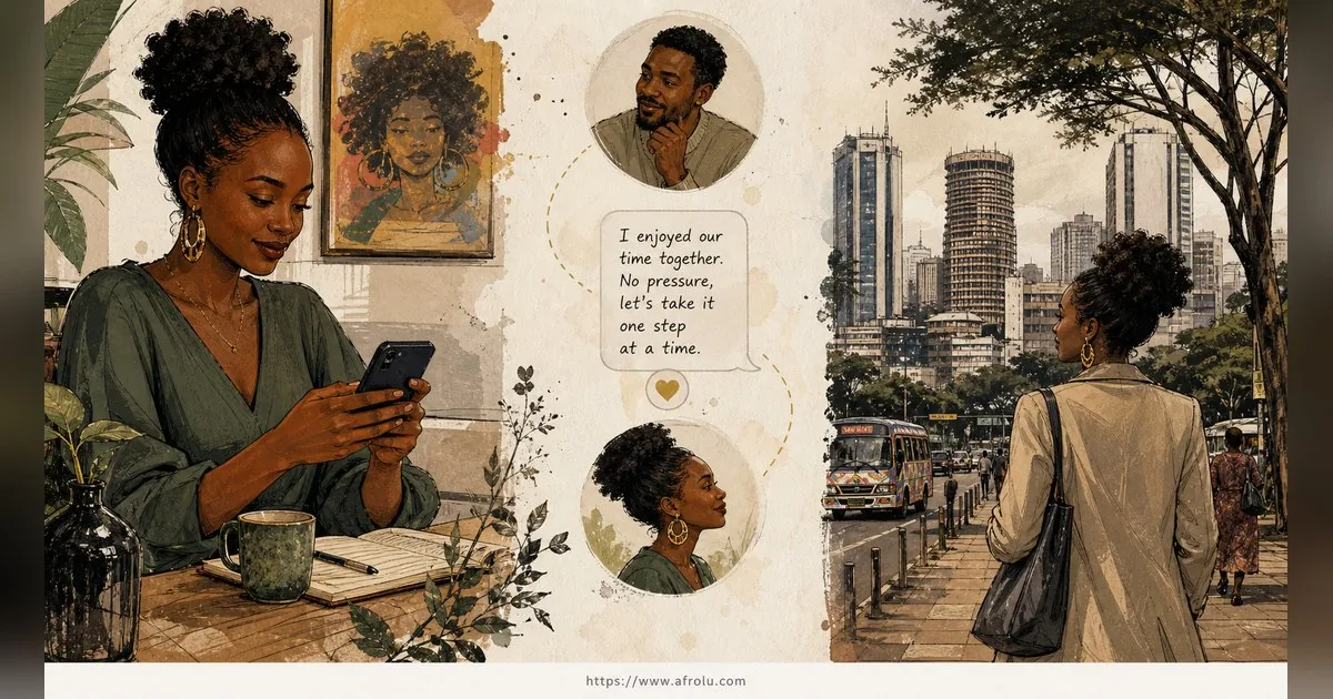 Texting After a First Date: Close the Loop, Open One Door for New Relationship Starters: Low-pressure in City Life: Afrolu practical takeaway