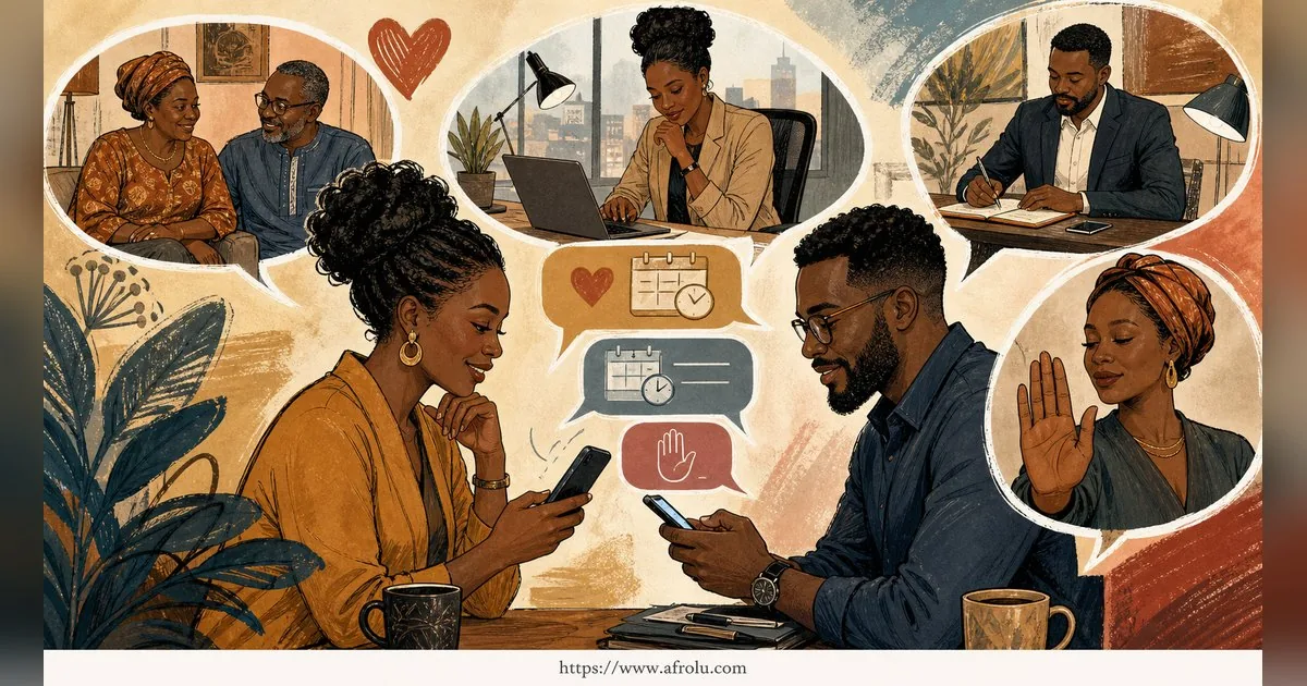 Texting After a First Date: Close the Loop, Open One Door for Parents Returning To Dating: Clarity-first in Career-Heavy Seasons: Afrolu signal checklist