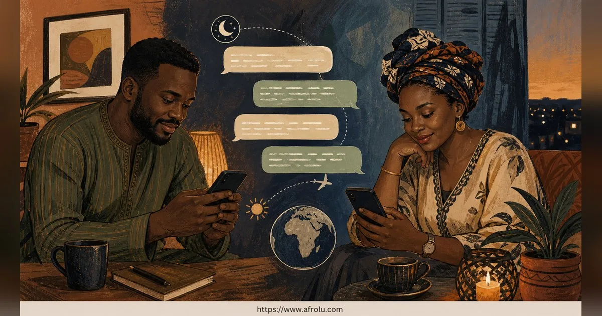 Texting After a First Date: Close the Loop, Open One Door for Parents Returning To Dating: Safety-first in Distance-Aware Dating: Afrolu conversation example