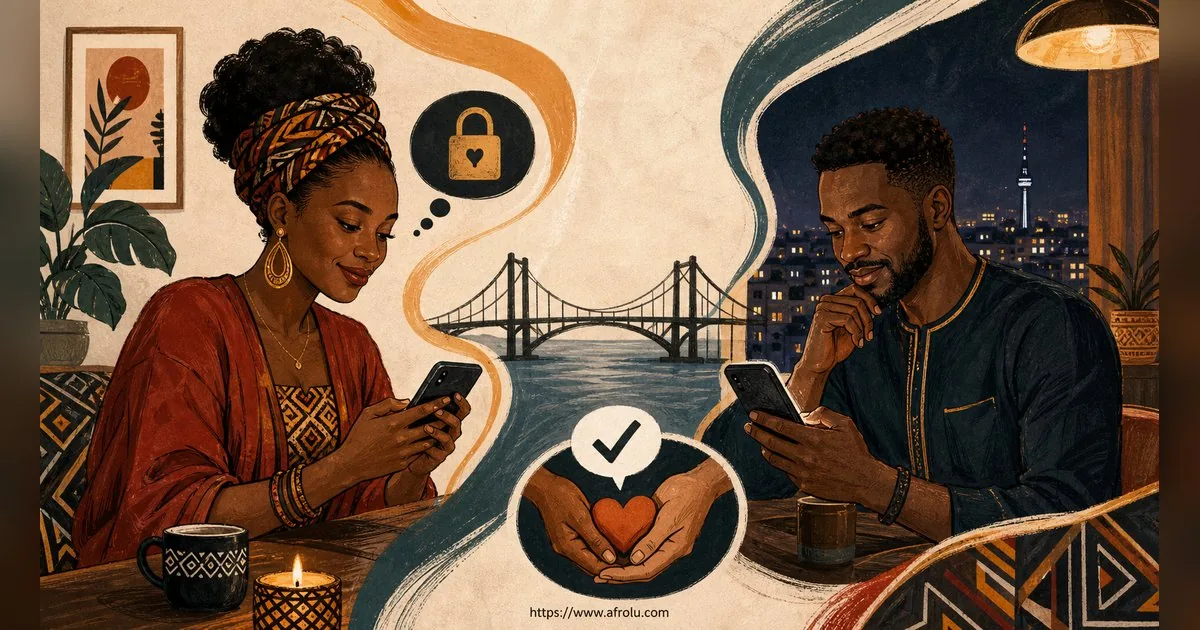 Texting After a First Date: Close the Loop, Open One Door for Parents Returning To Dating: Safety-first in Distance-Aware Dating: Afrolu shareable reminder
