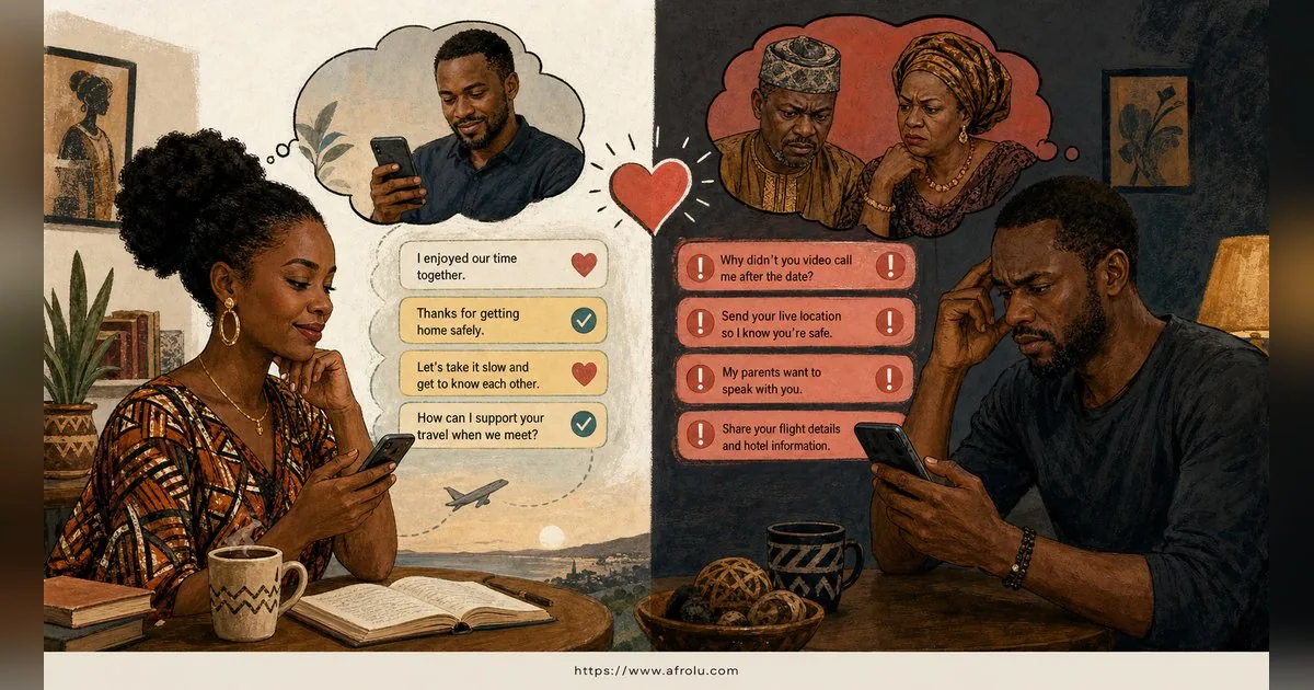 Texting After a First Date: Close the Loop, Open One Door for Parents Returning To Dating: Safety-first in Distance-Aware Dating: Afrolu nearby concept comparison