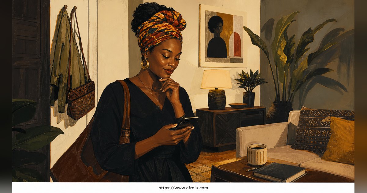 Texting After a First Date: Close the Loop, Open One Door for Parents Returning To Dating: Intent-first in Casual-But-Honest Dating: Afrolu overview illustration