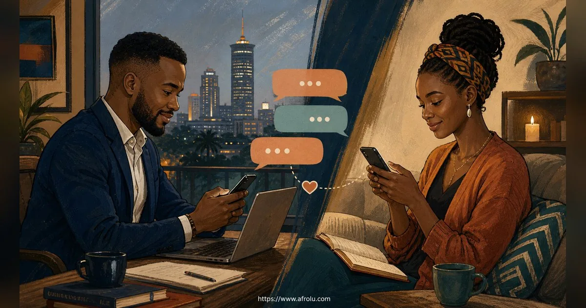 Texting After a First Date: Close the Loop, Open One Door for Professionals: Clarity-first in City Life: Afrolu conversation example