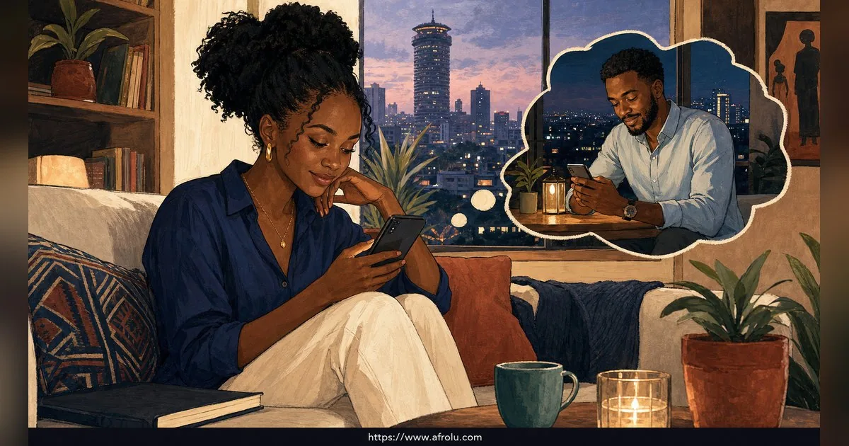 Texting After a First Date: Close the Loop, Open One Door for Professionals: Clarity-first in City Life: Afrolu real-life scene