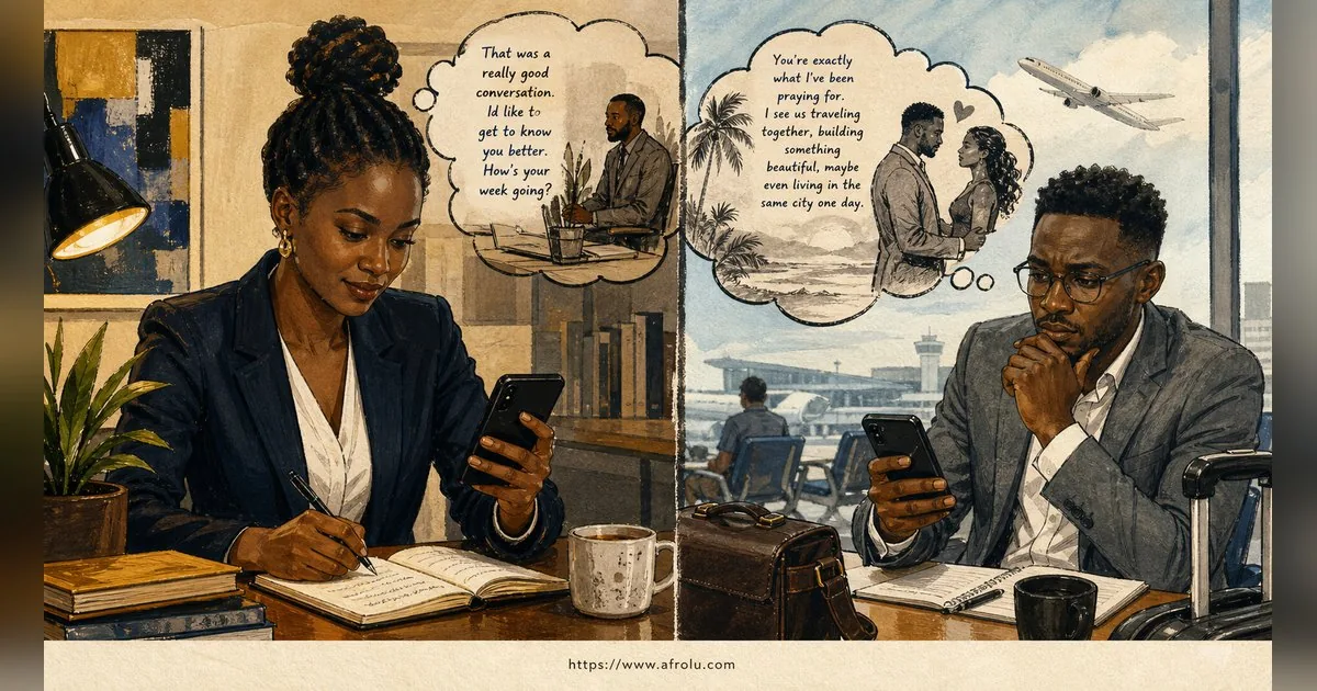 Texting After a First Date: Close the Loop, Open One Door for Professionals: Intent-first in Distance-Aware Dating: Afrolu nearby concept comparison