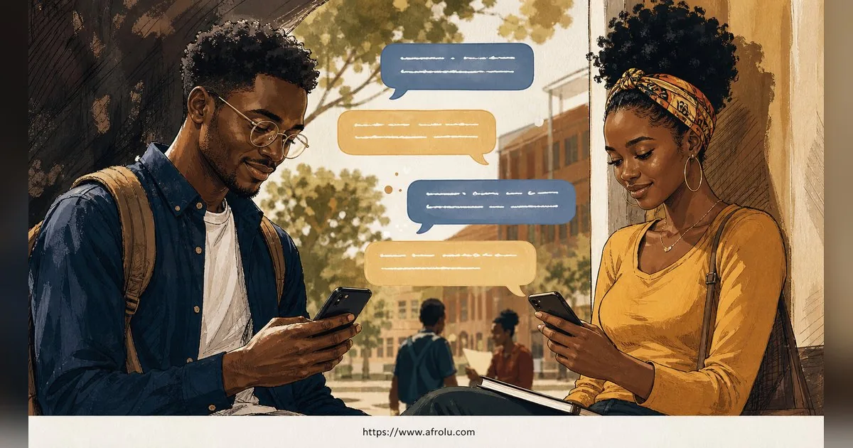 Texting After a First Date: Close the Loop, Open One Door for Students: Clarity-first in Casual-But-Honest Dating: Afrolu conversation example
