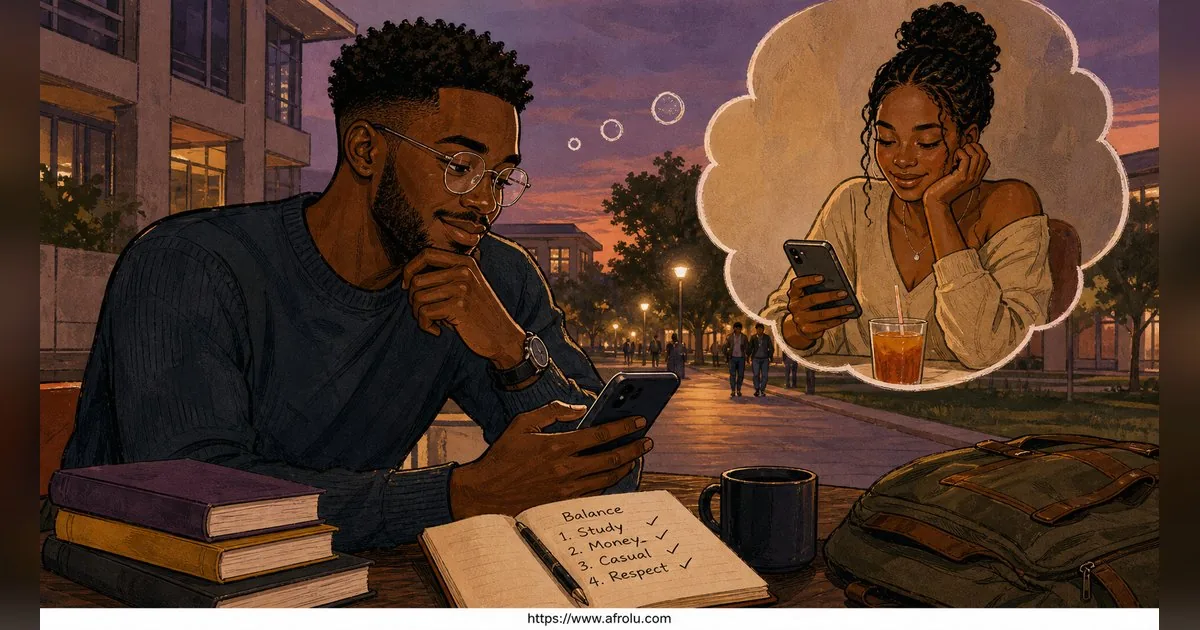 Texting After a First Date: Close the Loop, Open One Door for Students: Clarity-first in Casual-But-Honest Dating: Afrolu real-life scene