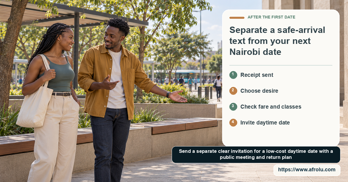 Two clearly adult Black students talk beside a public plaza and transit walkway, one gesturing toward nearby seating.