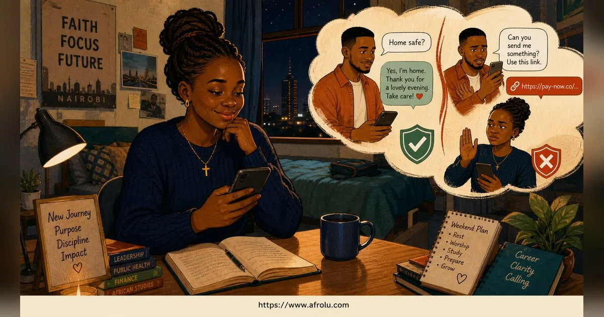 Texting After a First Date: Close the Loop, Open One Door for Students: Intent-first in Weekend-First Dating: Afrolu safety checklist