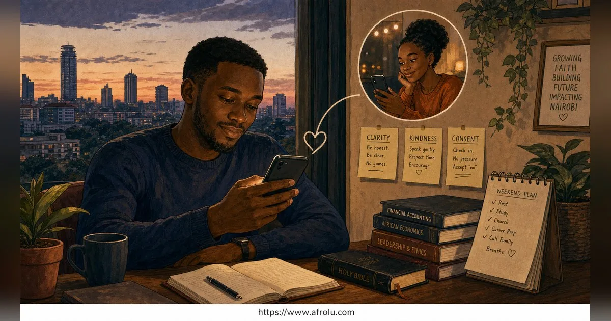 Texting After a First Date: Close the Loop, Open One Door for Students: Intent-first in Weekend-First Dating: Afrolu shareable reminder