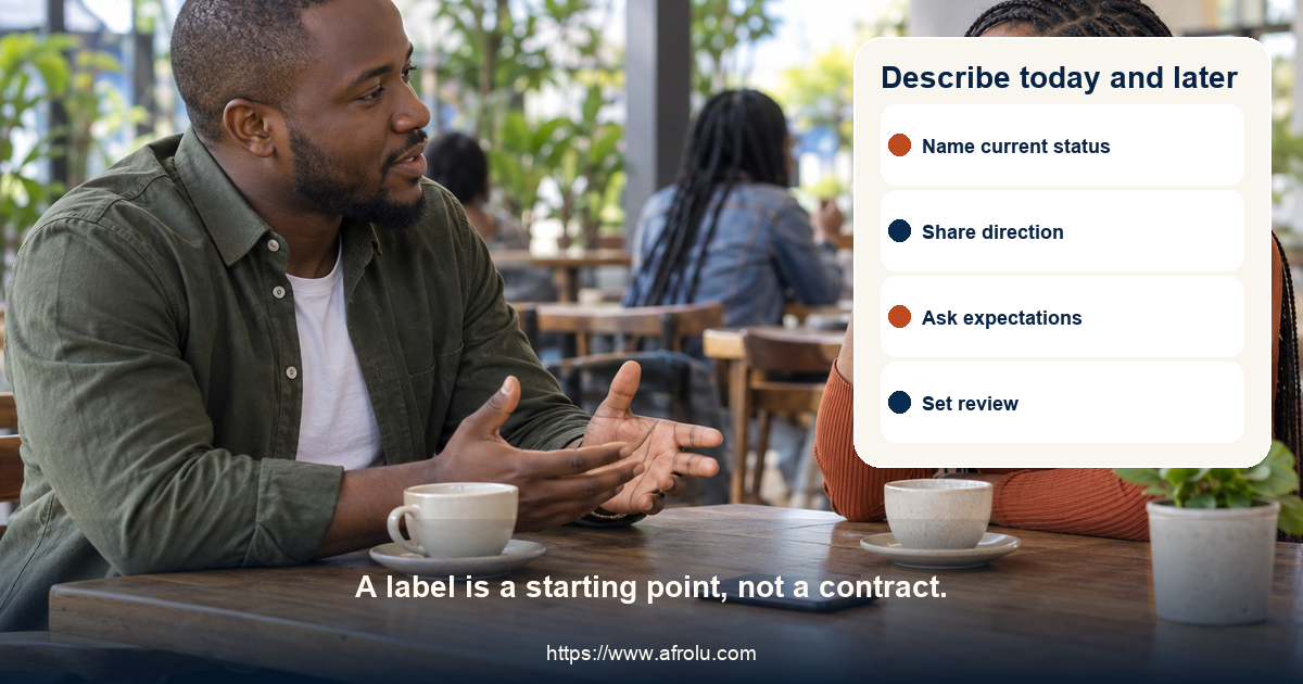 Two adult Black Kenyan daters compare serious intent and casual terms