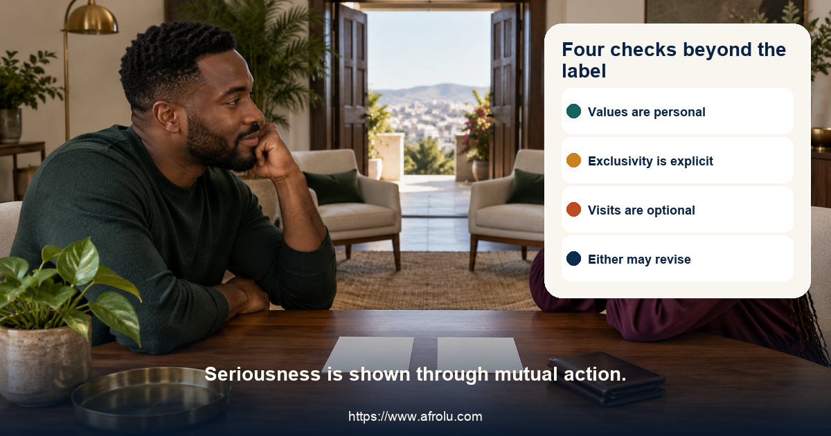 Four cues of a mutually chosen serious long-distance relationship