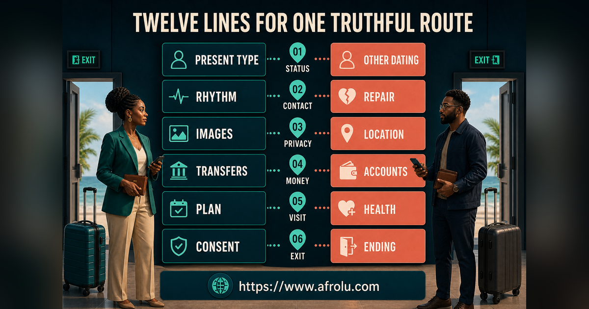 Twelve large conversation cards for status contact privacy money visits health consent and exit