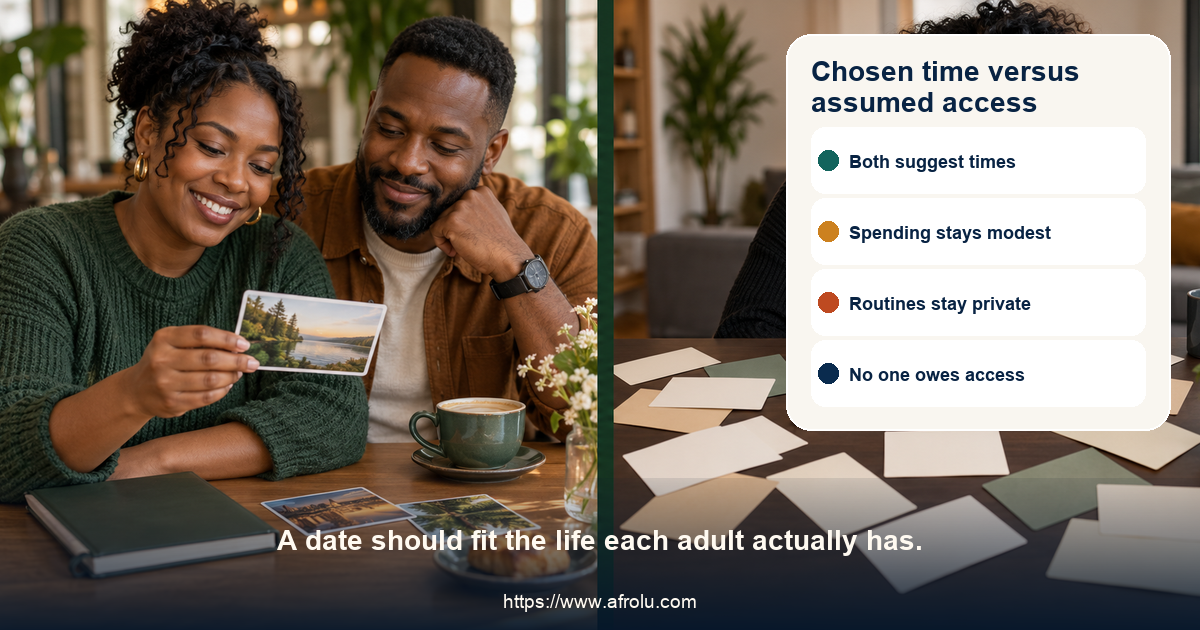 Comparison between a mutual study-compatible date and assumed weekend access
