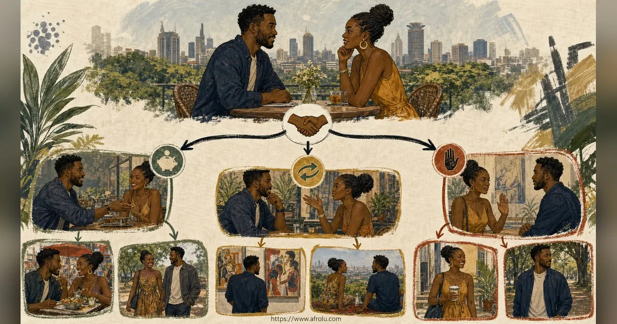 Who Pays on a Date? A Clear Guide to Budget, Offers and No Obligation for Diaspora Daters: Low-pressure in City Life: Afrolu decision path
