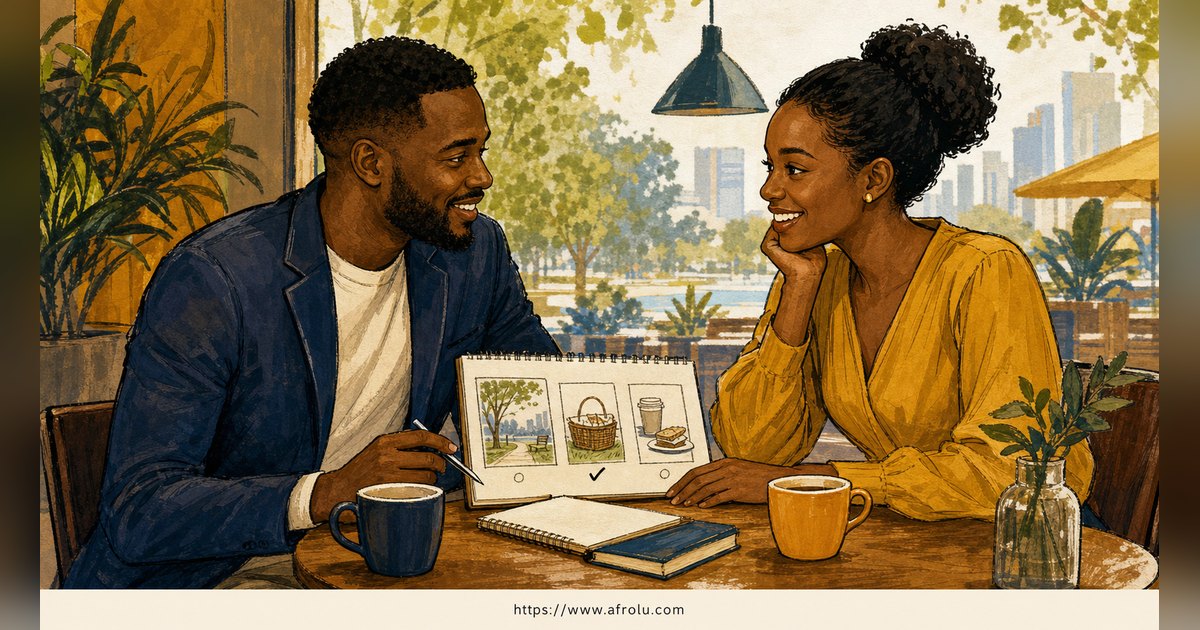 Who Pays on a Date? A Clear Guide to Budget, Offers and No Obligation for Faith-Led Daters: Low-pressure in Career-Heavy Seasons: Afrolu overview illustration