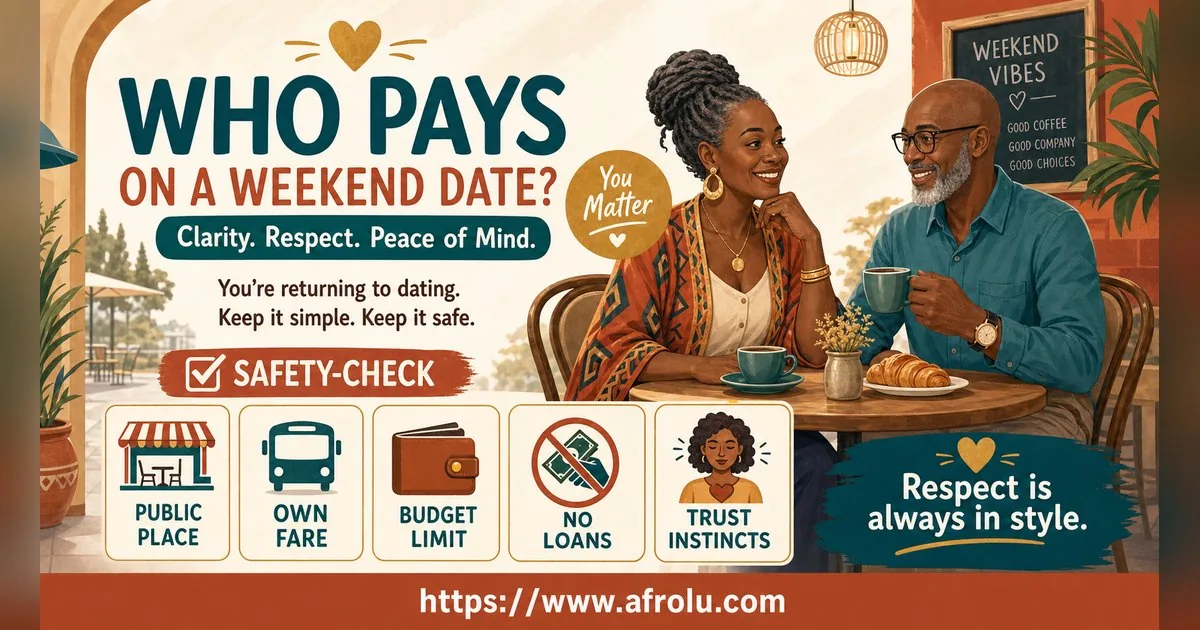 Who Pays on a Date? A Clear Guide to Budget, Offers and No Obligation for Late Entrants: Clarity-first in Weekend-First Dating: Afrolu safety checklist