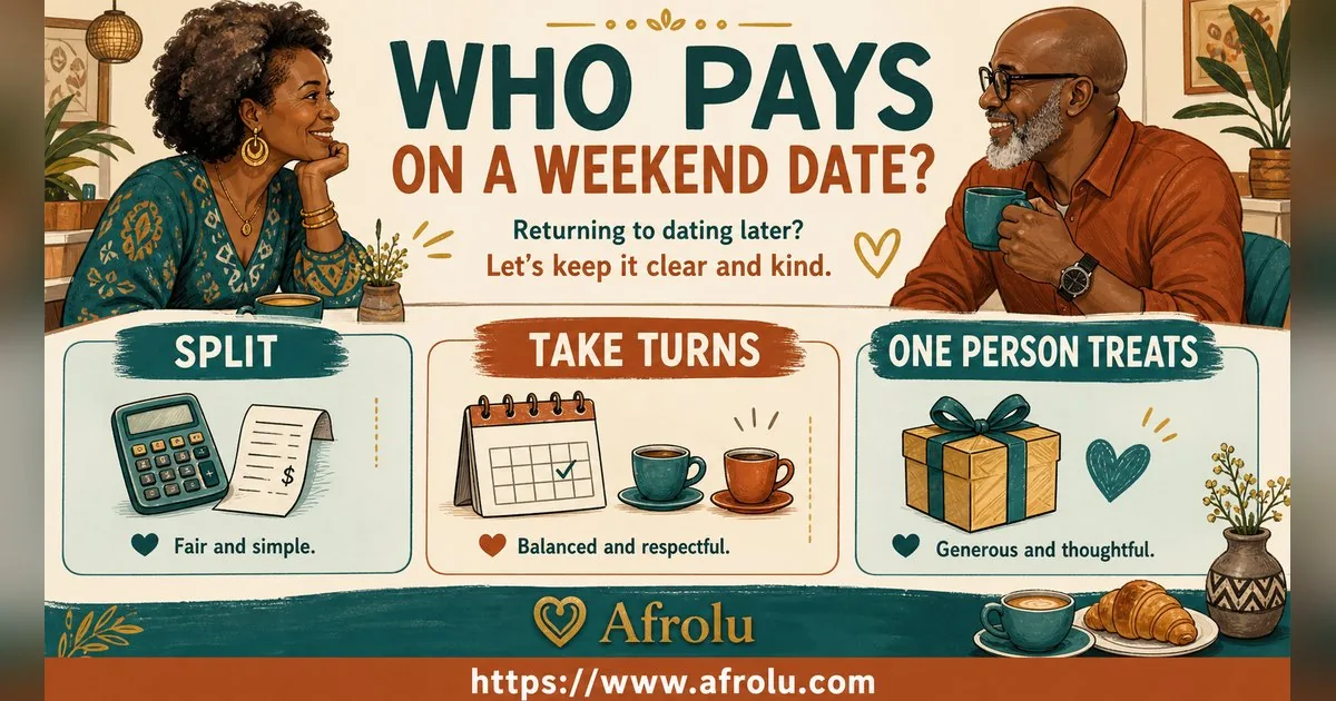Who Pays on a Date? A Clear Guide to Budget, Offers and No Obligation for Late Entrants: Clarity-first in Weekend-First Dating: Afrolu nearby concept comparison