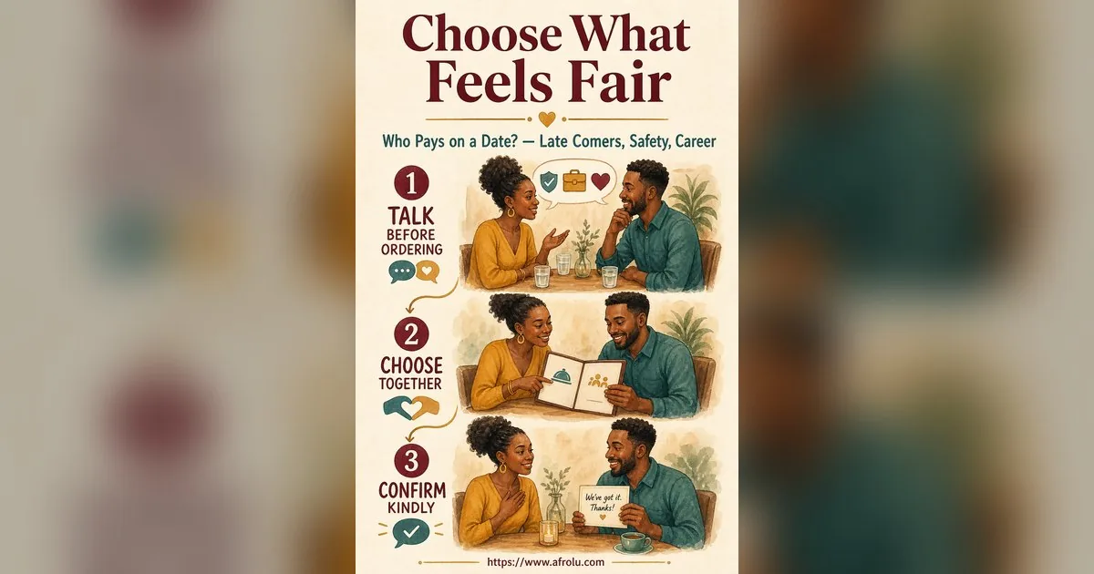 Who Pays on a Date? A Clear Guide to Budget, Offers and No Obligation for Late Entrants: Safety-first in Career-Heavy Seasons: Afrolu decision path
