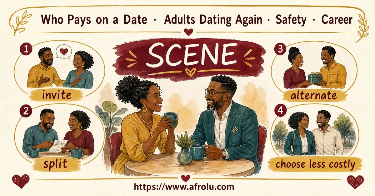 Who Pays on a Date? A Clear Guide to Budget, Offers and No Obligation for Late Entrants: Safety-first in Career-Heavy Seasons: Afrolu real-life scene