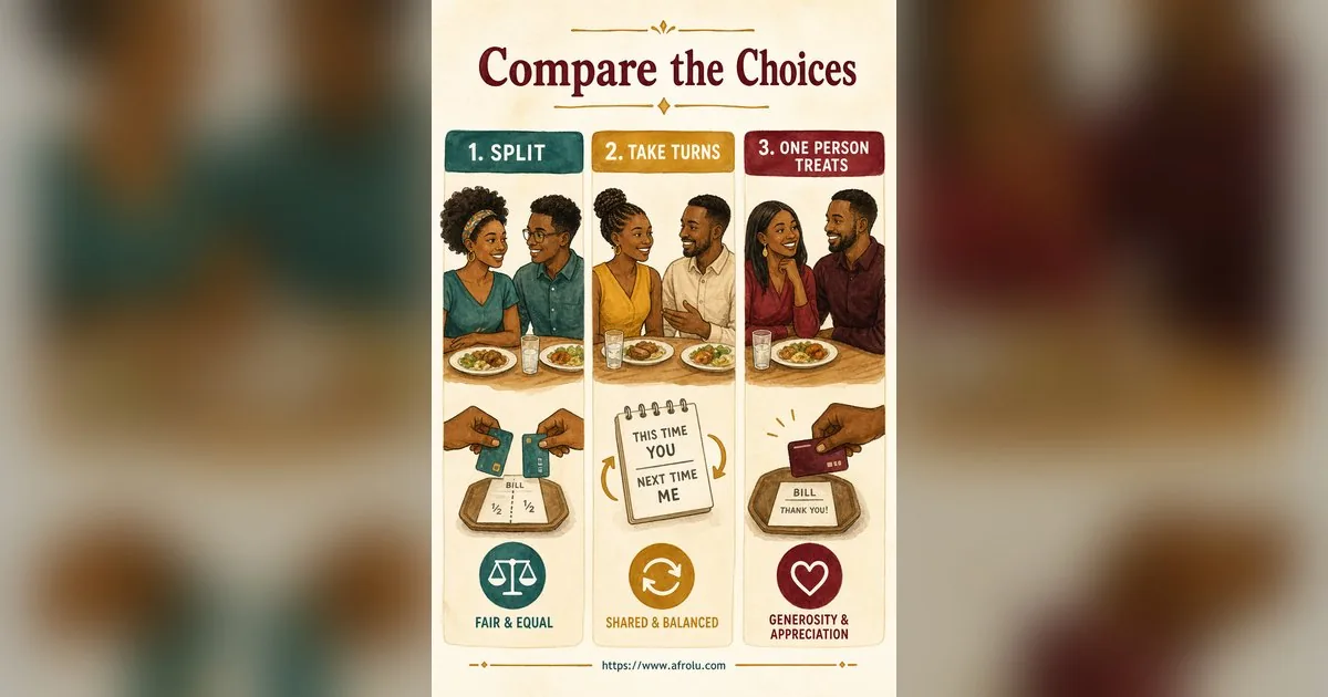 Who Pays on a Date? A Clear Guide to Budget, Offers and No Obligation for Late Entrants: Safety-first in Career-Heavy Seasons: Afrolu nearby concept comparison