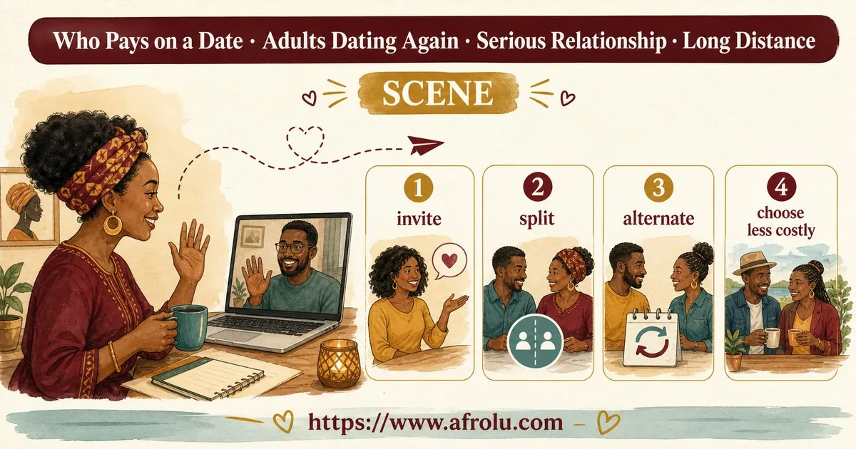 Who Pays on a Date? A Clear Guide to Budget, Offers and No Obligation for Late Entrants: Intent-first in Distance-Aware Dating: Afrolu real-life scene