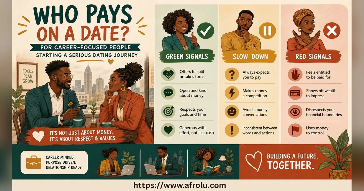 Who Pays on a Date? A Clear Guide to Budget, Offers and No Obligation for New Relationship Starters: Intent-first in Career-Heavy Seasons: Afrolu signal checklist