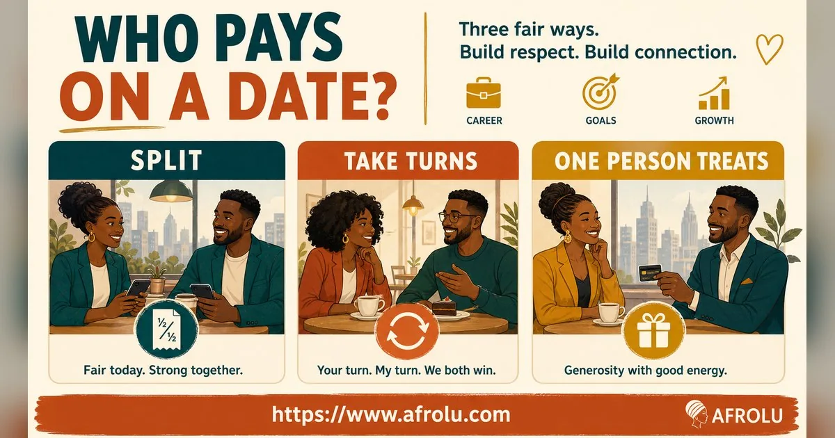 Who Pays on a Date? A Clear Guide to Budget, Offers and No Obligation for New Relationship Starters: Intent-first in Career-Heavy Seasons: Afrolu nearby concept comparison